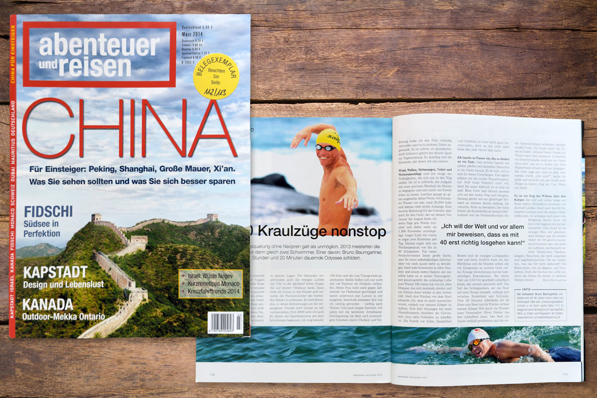 Bericht über die Längsdurchquerung des Bodensees im Magazin Abenteuer Reisen