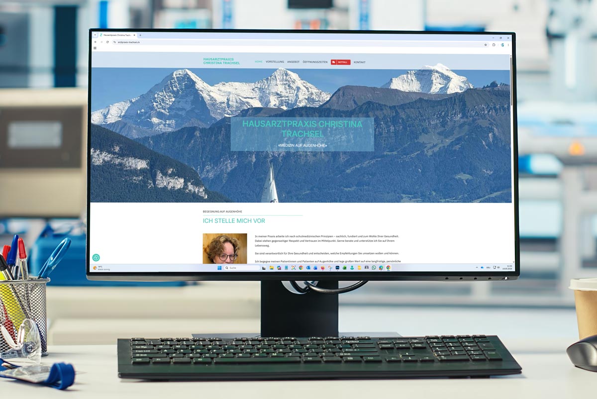 Webseite Hausarztpraxis Trachsel - Thun
