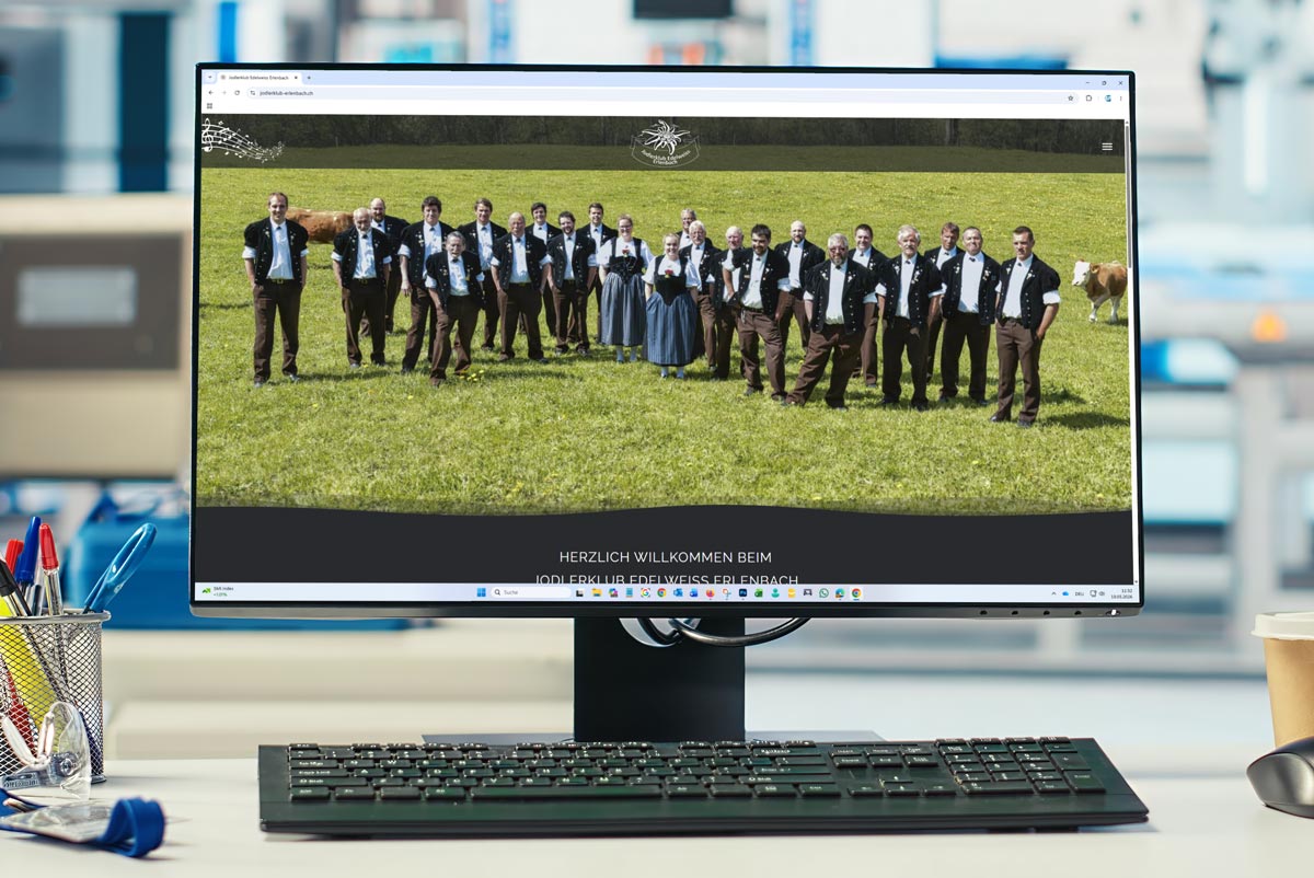 Webseite Jodlerclub Edelweiss - Erlenbach