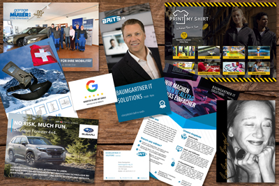 Printsachen, Karten, Flyer